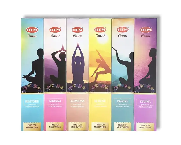 Set betisoare parfumate OMNI  Time for Meditation