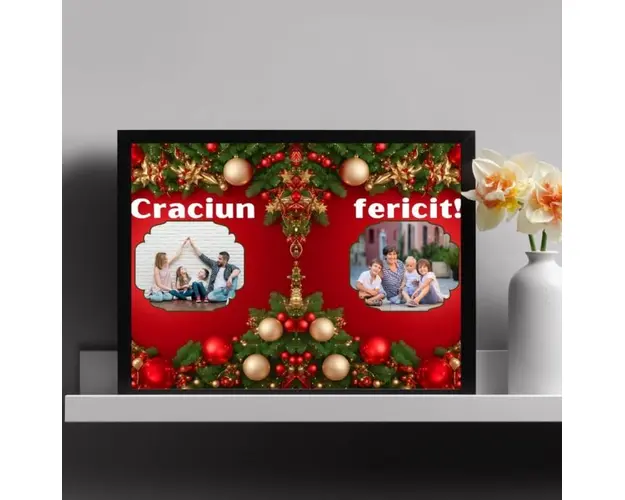 Rama foto personalizata - Craciun fericit !