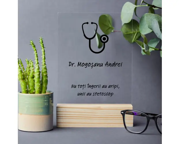 Placheta personalizata pentru Doctor