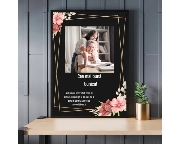 Rama foto personalizata Cea mai buna bunica