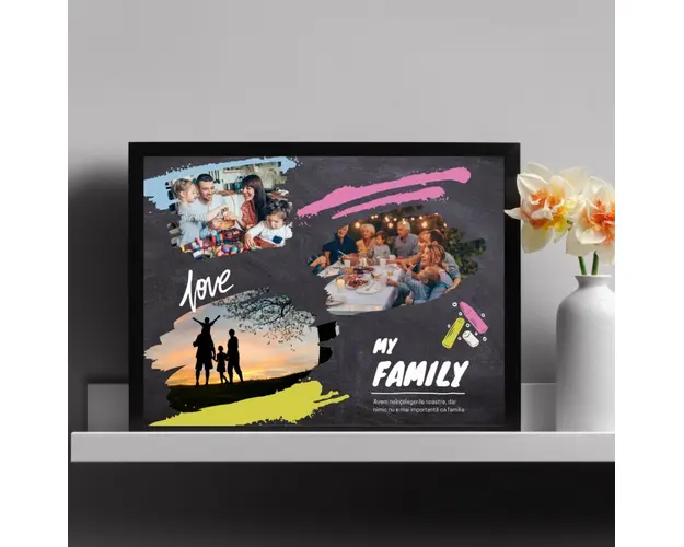 Rama foto personalizata My family