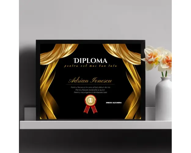 Rama foto personalizata Cel mai bun tata