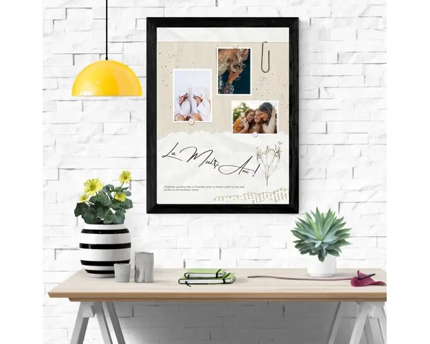 Rama foto personalizata Cele mai bune prietene 30x 40 cm - A3