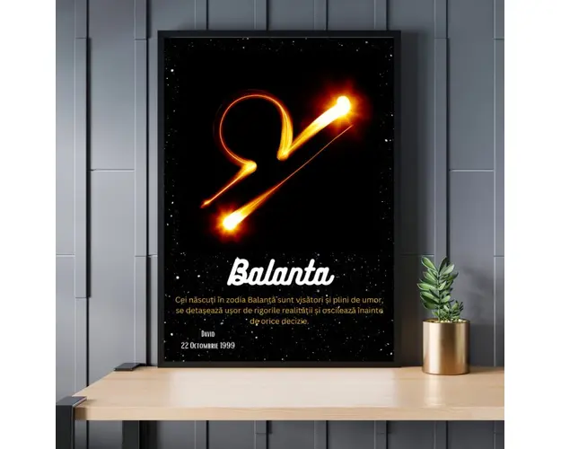 Rama foto personalizata Balanta