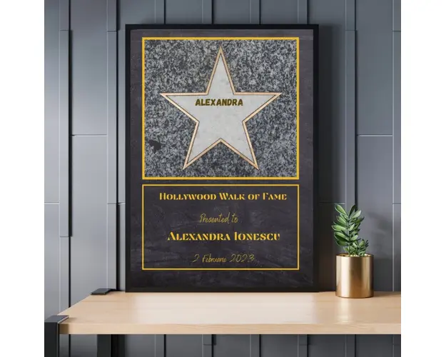 Rama foto personalizata Hollywood Fame