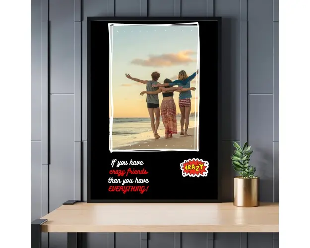 Rama foto personalizata Prieteni