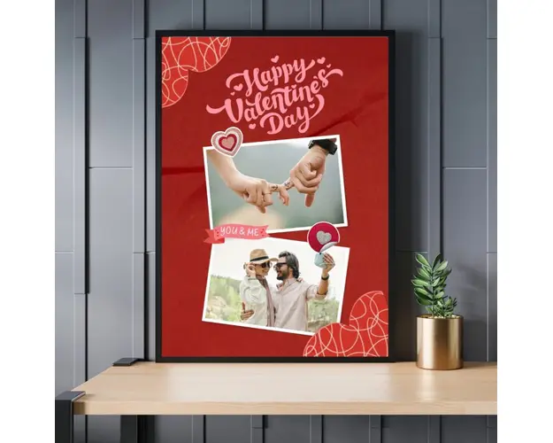 Rama foto personalizata Valentines Day