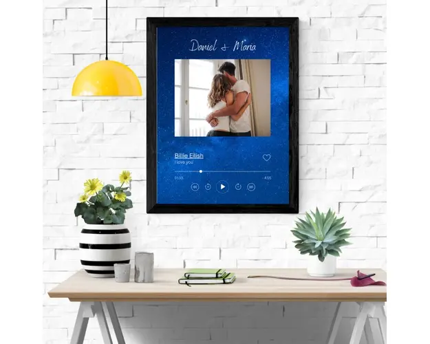 Rama foto personalizata Melodia noastra - SKY