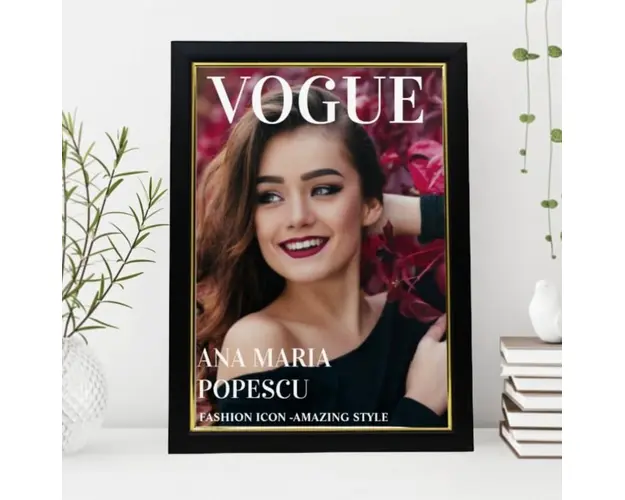 Rama foto personalizata VOGUE