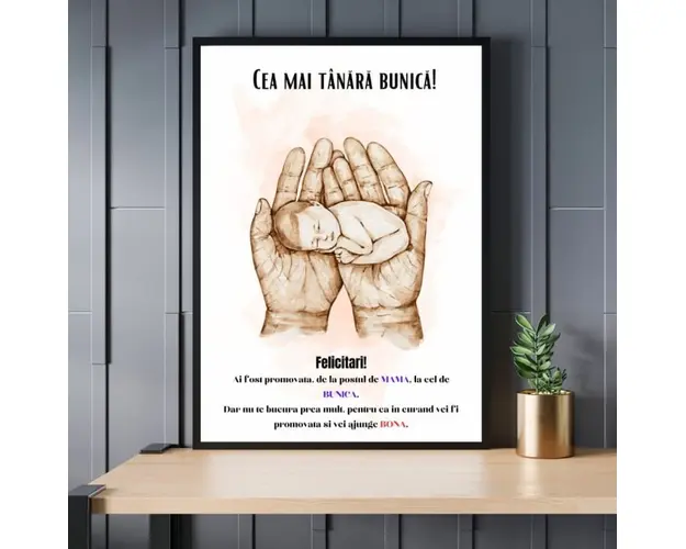 Tablou Cea mai tanara bunica