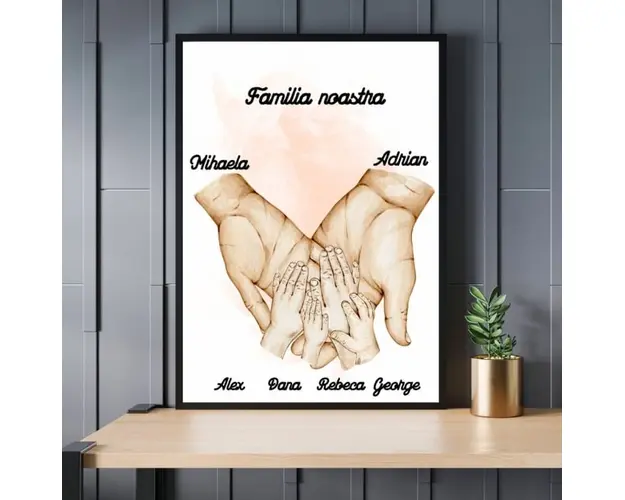 Tablou Familia Noastra - 6 persoane