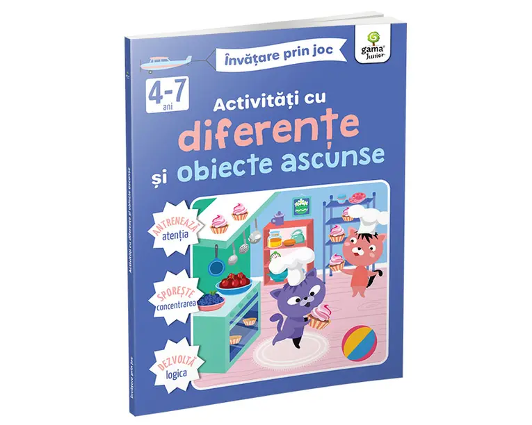 Activitati cu diferente si obiecte ascunse 4-7 ani