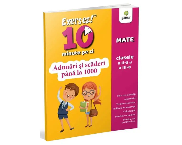 Adunari si scaderi pana la 1000 clasele II-III