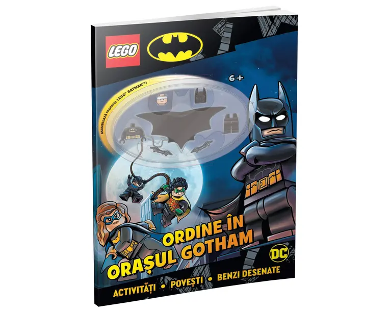 Ordine in orasul Gotham (carte de activitati cu benzi desenate si minifigurina LEGO )