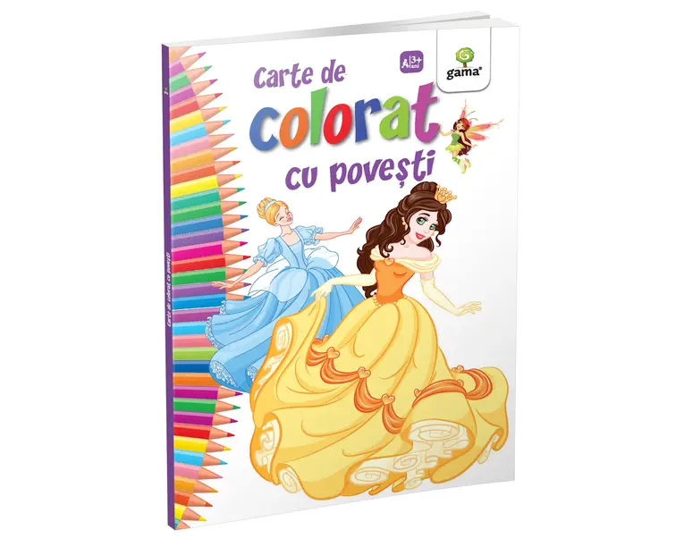 Carte de colorat cu povesti