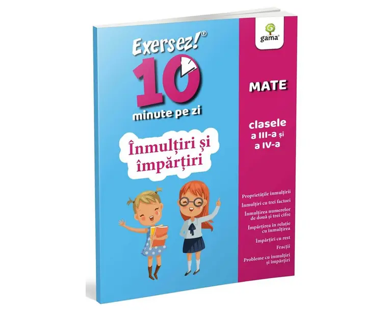 Inmultiri si impartiri clasele III-IV