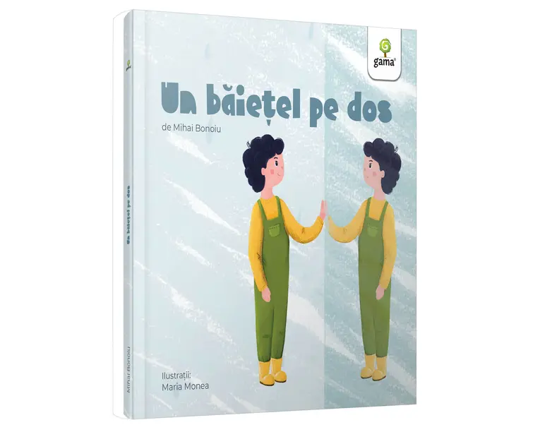 Un baietel pe dos
