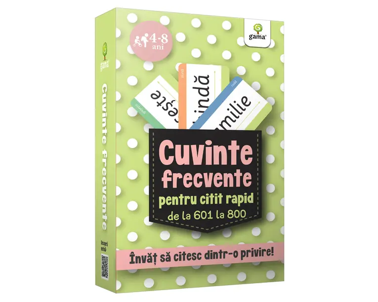 Cuvinte frecvente pentru citit rapid de la 601 la 800