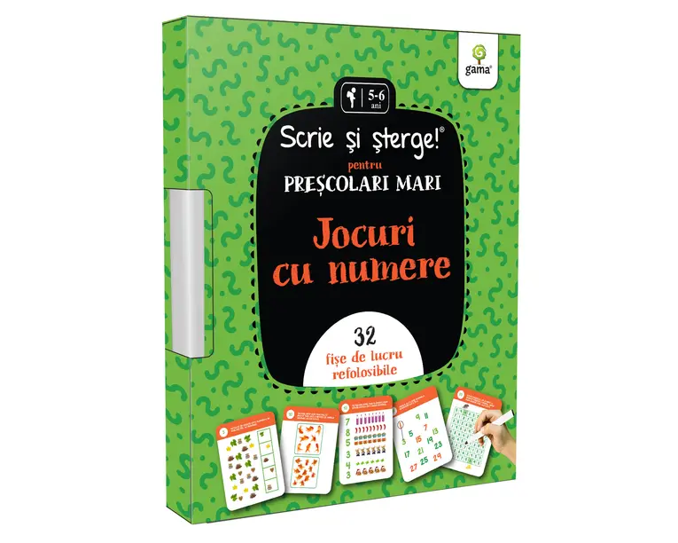 Jocuri cu numere pentru prescolari mari
