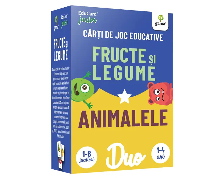 DuoCard - Fructe si legume Animalele