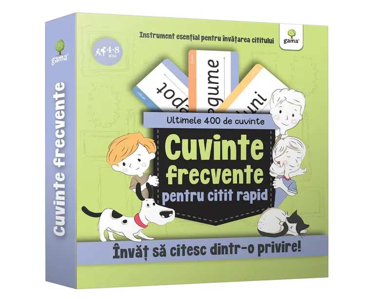 Kit Ultimele 400 de cuvinte frecvente de citit rapid