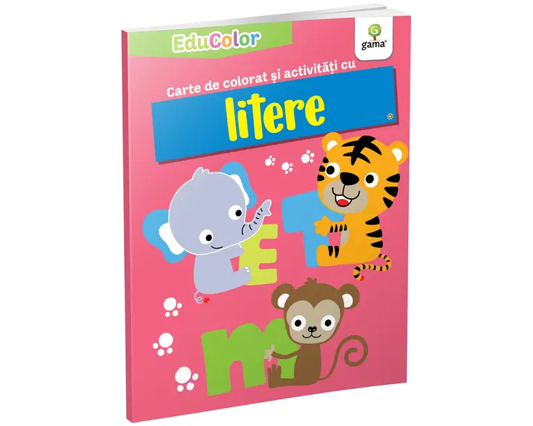 Carte de colorat si activitati cu litere