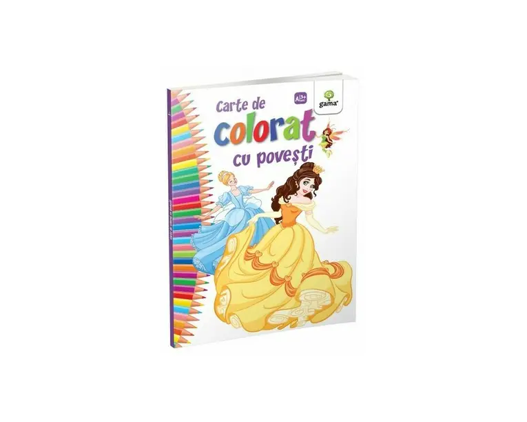 Carte de colorat cu povesti