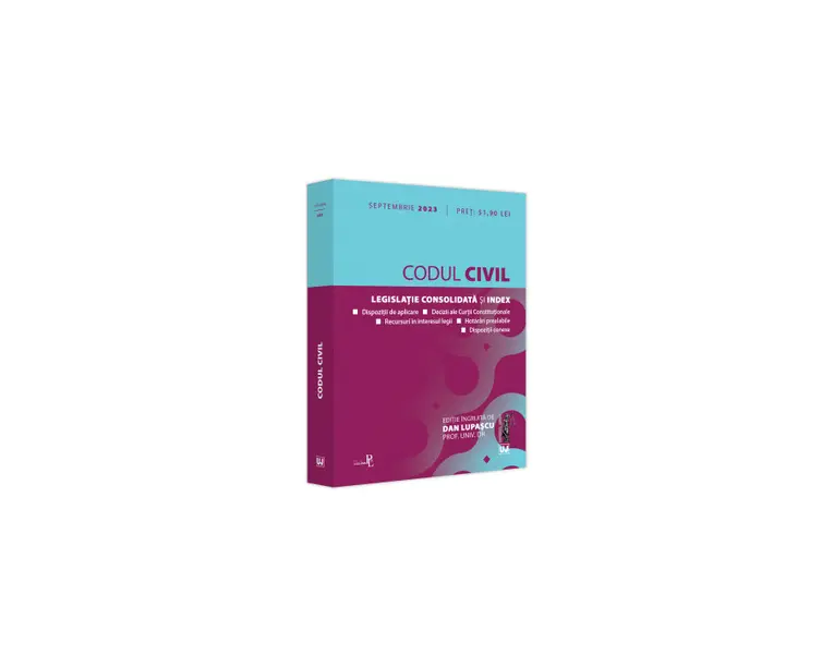 Codul civil: septembrie 2023