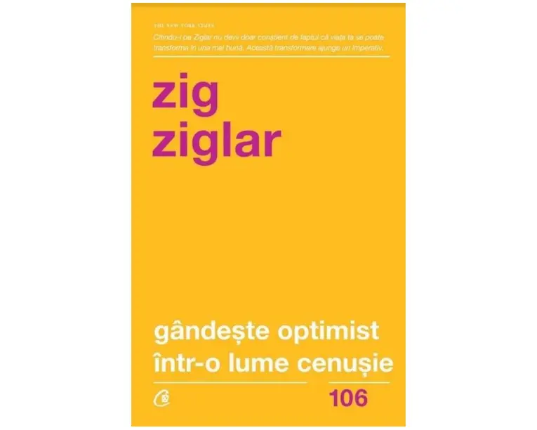 Gandeste optimist intr-o lume cenusie