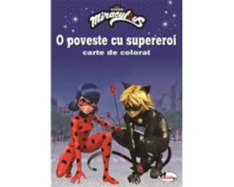 O poveste cu supereroi. Carte de colorat