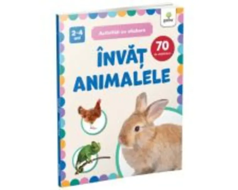 Invat animalele. Activitati cu stickere