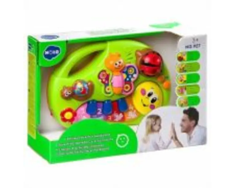 Pianina animalutelor vesele cu lumini si sunete, Hola