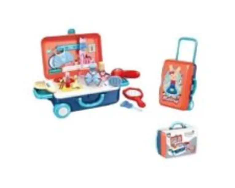 Accesorii frumusete, in troller, 16 buc./set