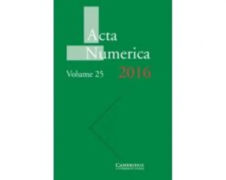 Acta Numerica 2016: Volume 25 - Arieh Iserles