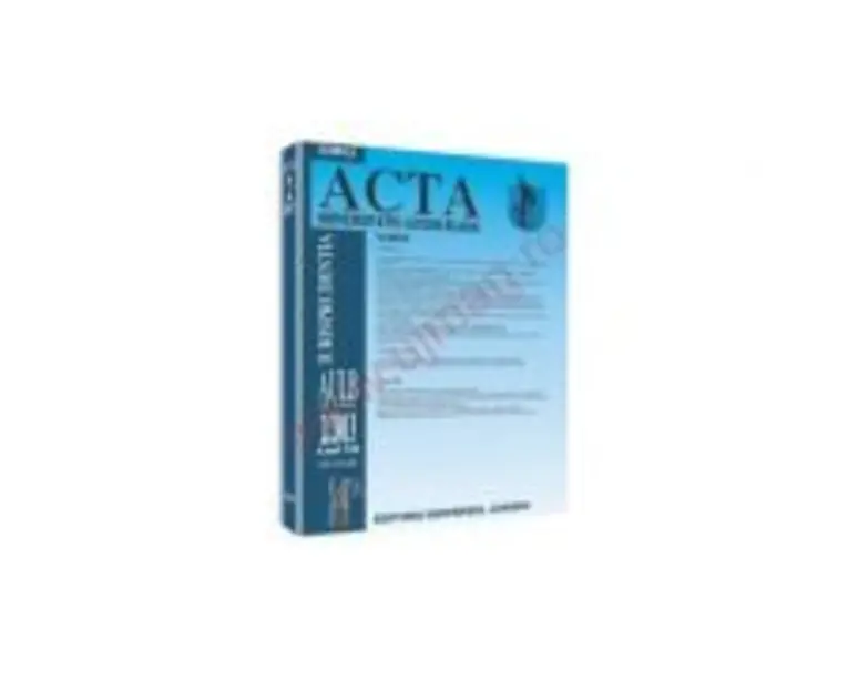 Acta Universitatis Lucian Blaga nr. 2/2013