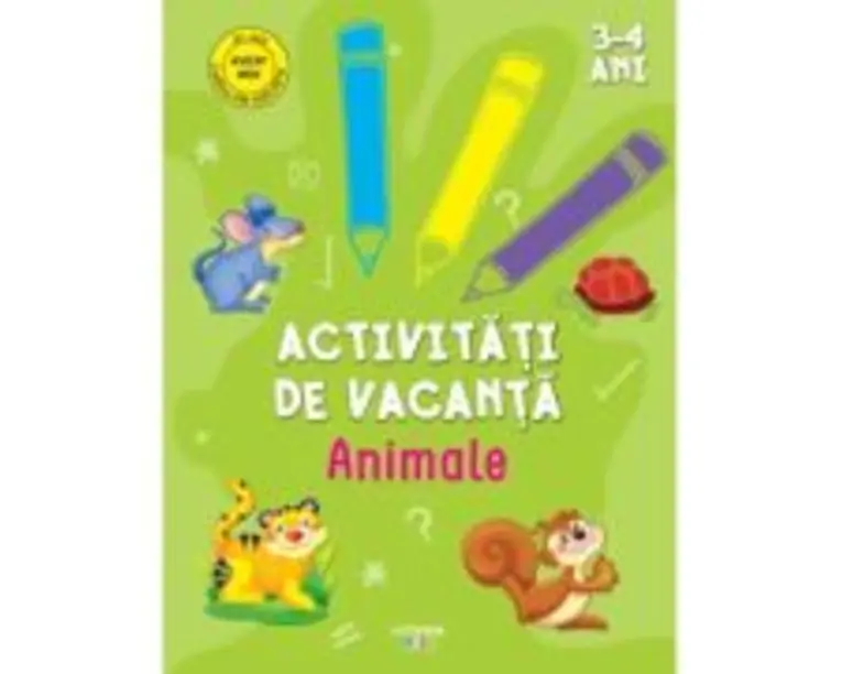 Activitati de vacanta. Animale (3-4 ani)