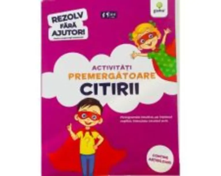 Activitati premergatoare citirii 4-6 ani. Rezolv fara ajutor!