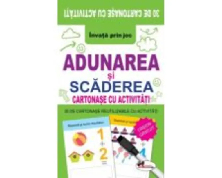 Adunarea si scaderea. Cartonase cu activitati