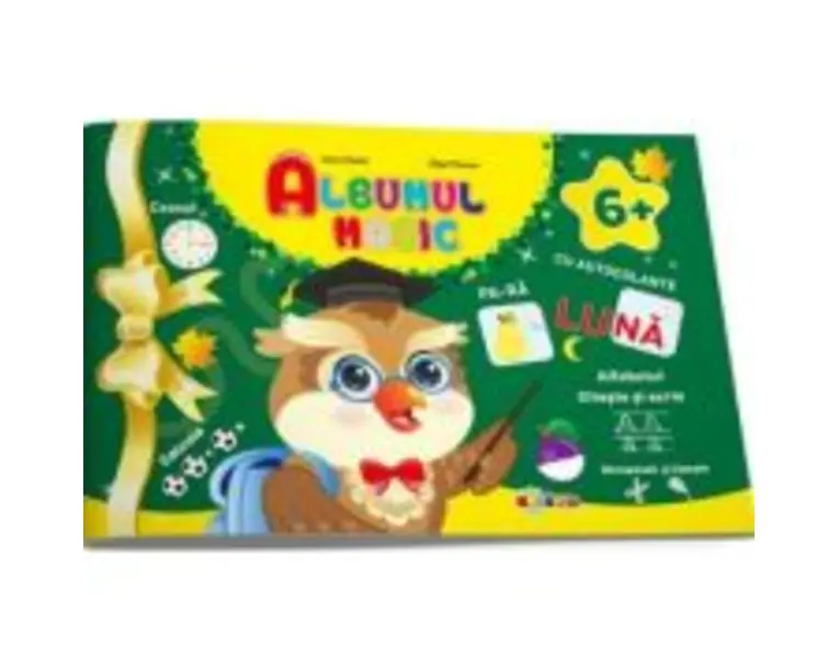 Albumul magic 6+, cu autocolante