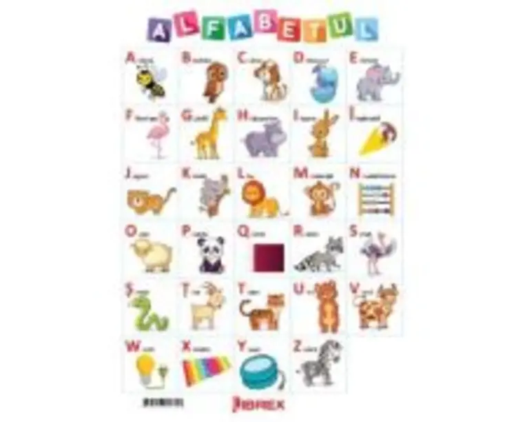 Alfabetul. Plansa A4