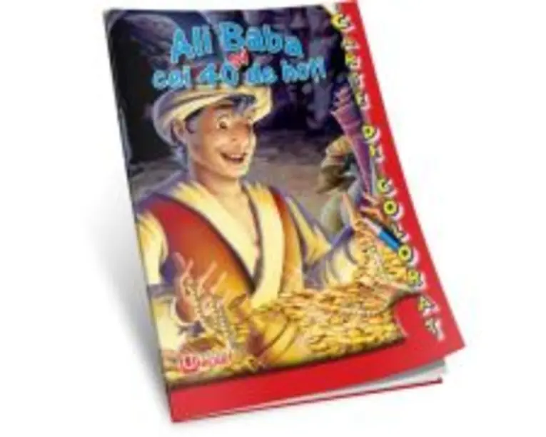 Alibaba si cei 40 de hoti. Carte de colorat