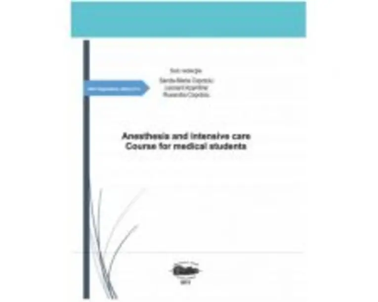 Anesthesia and intensive care - Sanda Maria Copotoiu
