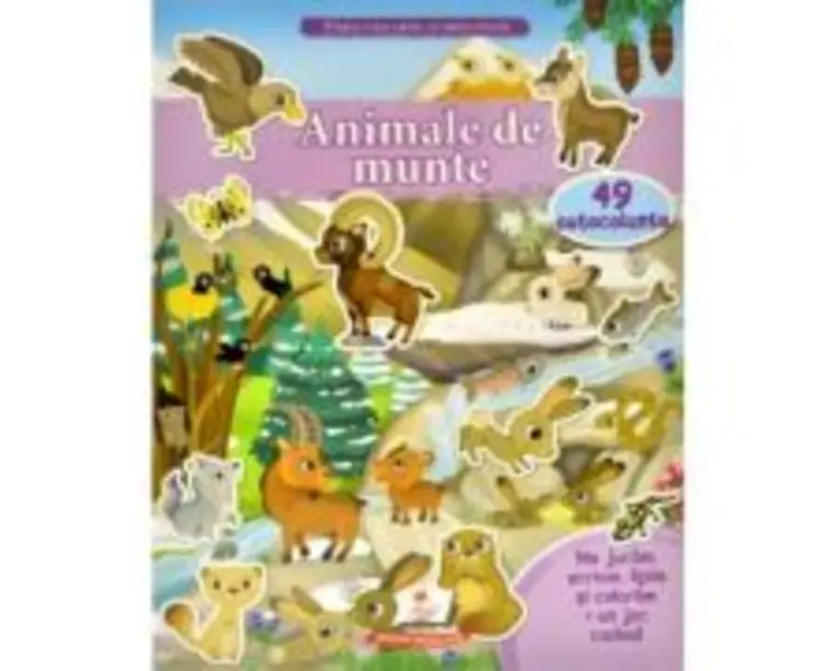 Animale de munte + 49 autocolante