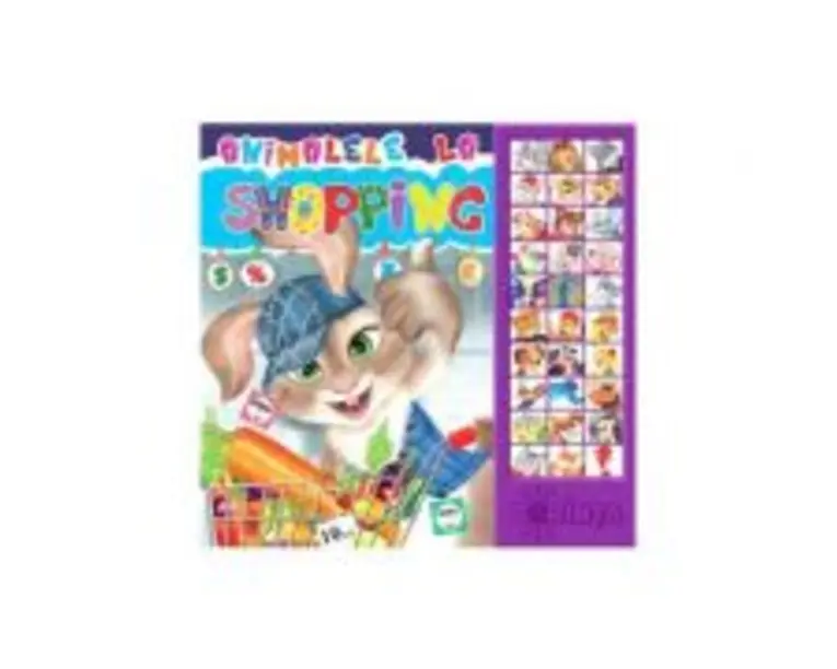 Animalele la shopping. Carte cu sunete - Inesa Tautu