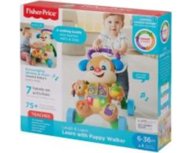 Antemergator interactiv Catelus, limba romana, Fisher Price