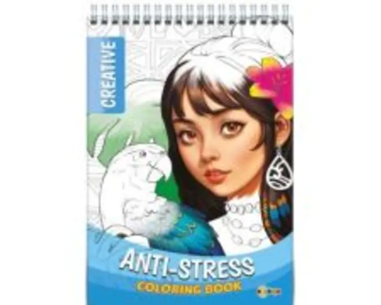 Anti-stress. Coloring book. Creative