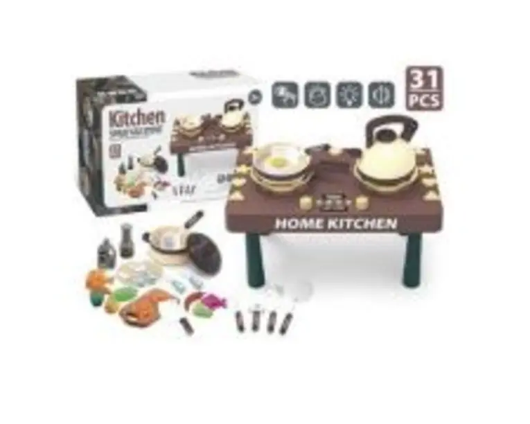 Aragaz cu Baterii + Accesorii Bucatarie, 31 piese