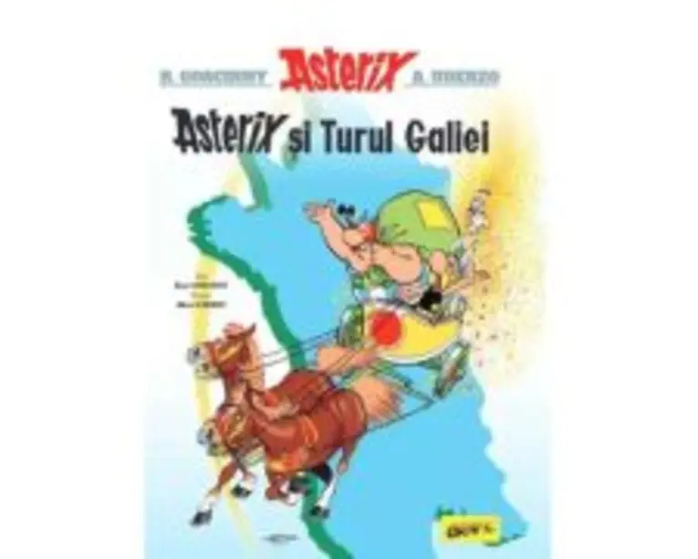 Asterix si Turul Galiei. Seria Asterix, volumul 5. Cartonat - Rene Goscinny