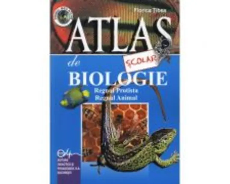 Atlas scolar de biologie, zoologic. Regnul protista si regnul animal - Florica Tibea