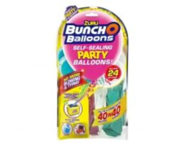 Baloane de petrecere Set Rezerve Roz, Bleu, Alb, Bunch O Balloons, 24 baloane